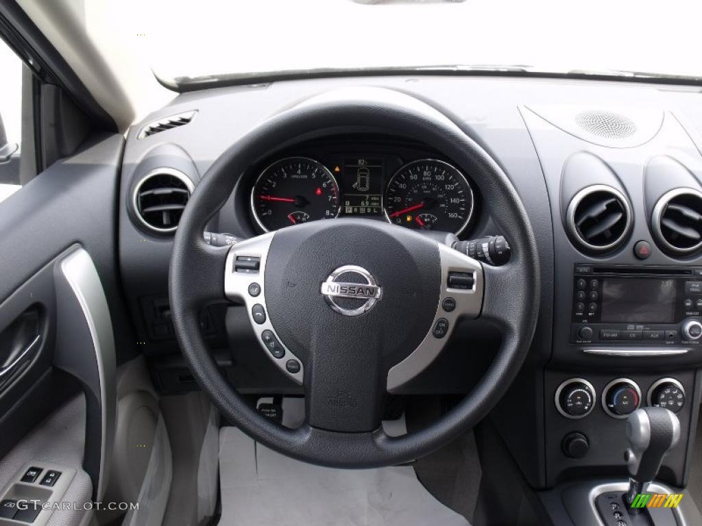 2011 Rogue SV - Wicked Black / Gray photo #11