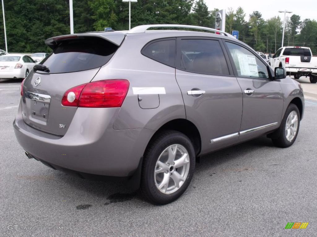 2011 Rogue SV - Gotham Gray Metallic / Gray photo #5