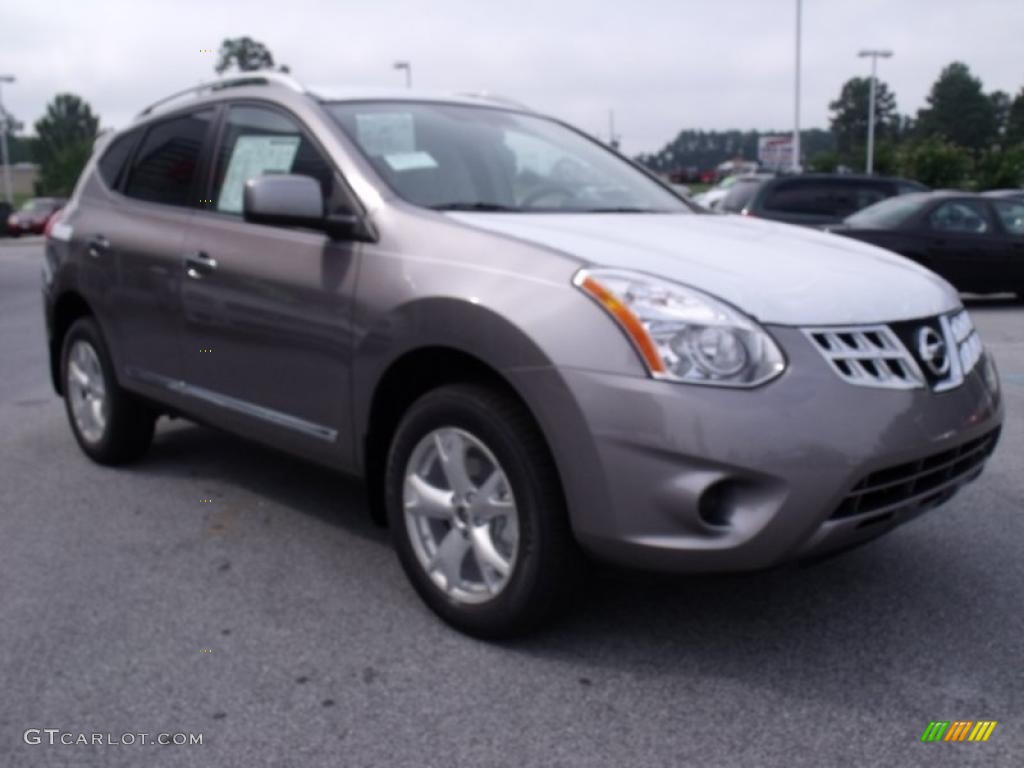 2011 Rogue SV - Gotham Gray Metallic / Gray photo #7
