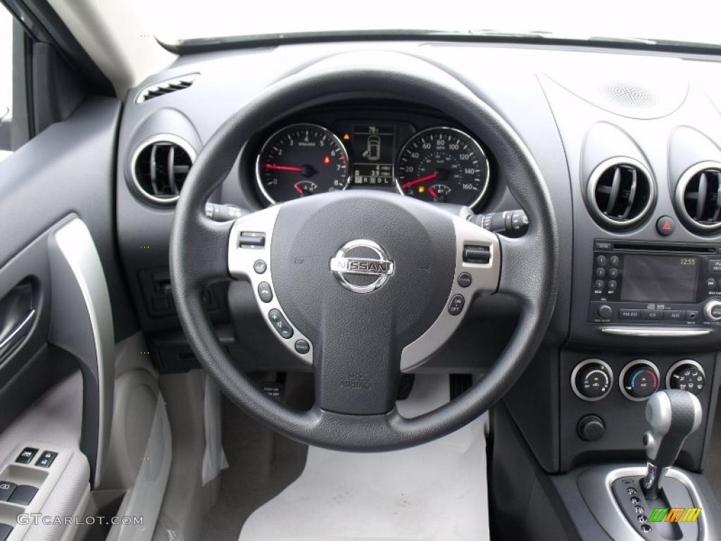 2011 Rogue SV - Gotham Gray Metallic / Gray photo #11