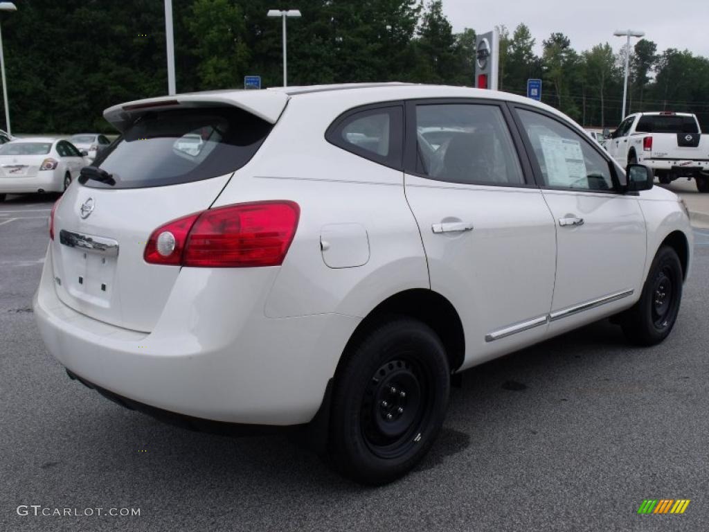 2011 Rogue S - Pearl White / Gray photo #5