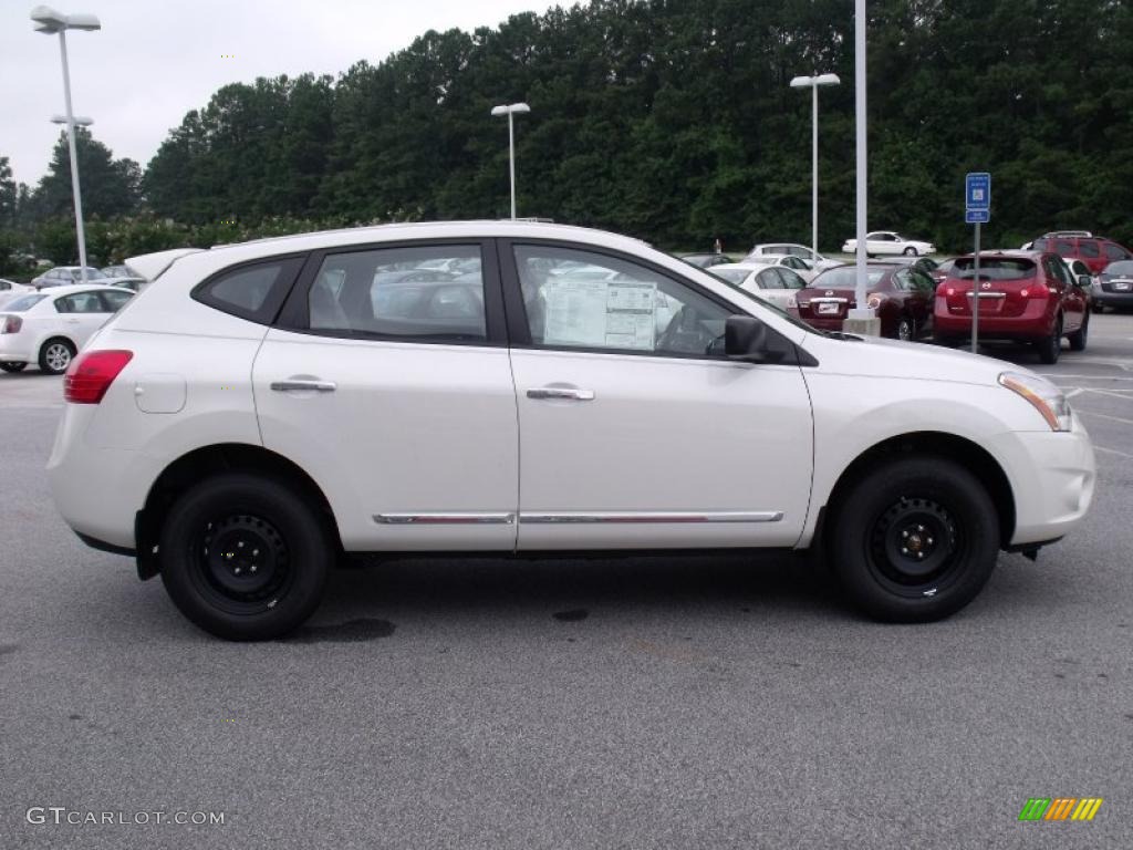 2011 Rogue S - Pearl White / Gray photo #6