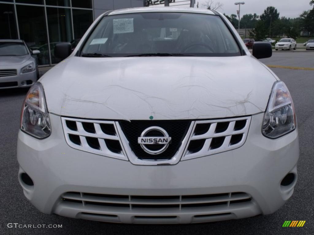 2011 Rogue S - Pearl White / Gray photo #8