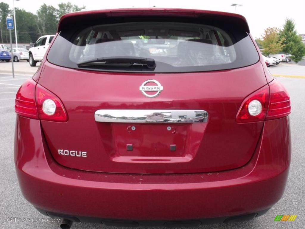 2011 Rogue S - Cayenne Red / Gray photo #4
