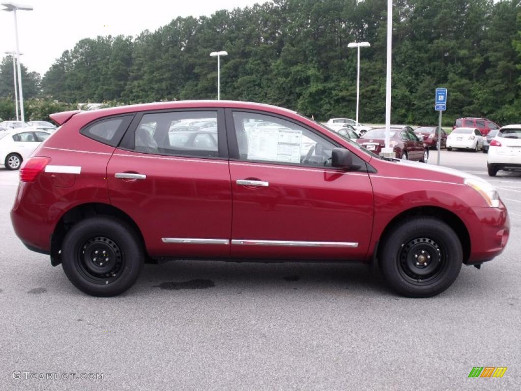 2011 Rogue S - Cayenne Red / Gray photo #6