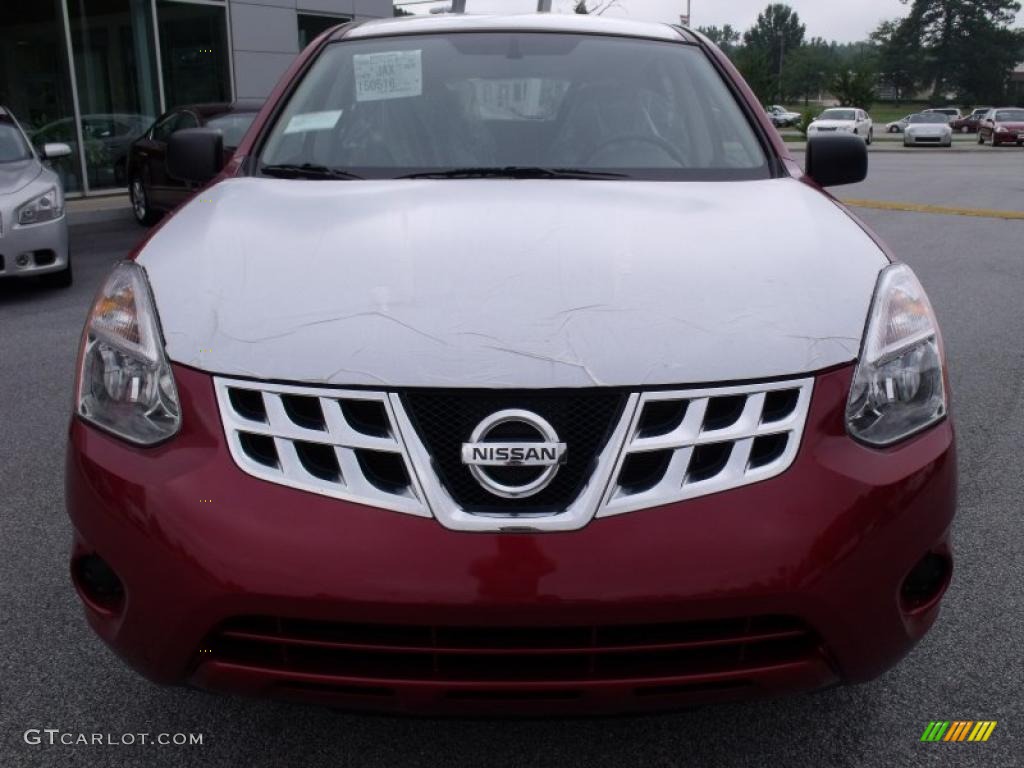 2011 Rogue S - Cayenne Red / Gray photo #8