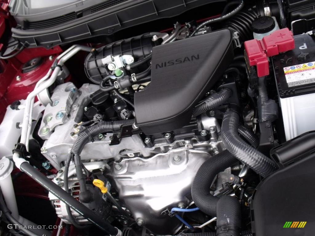 2011 Rogue S - Cayenne Red / Gray photo #9