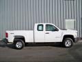 2007 Summit White Chevrolet Silverado 2500HD Work Truck Extended Cab 4x4  photo #2