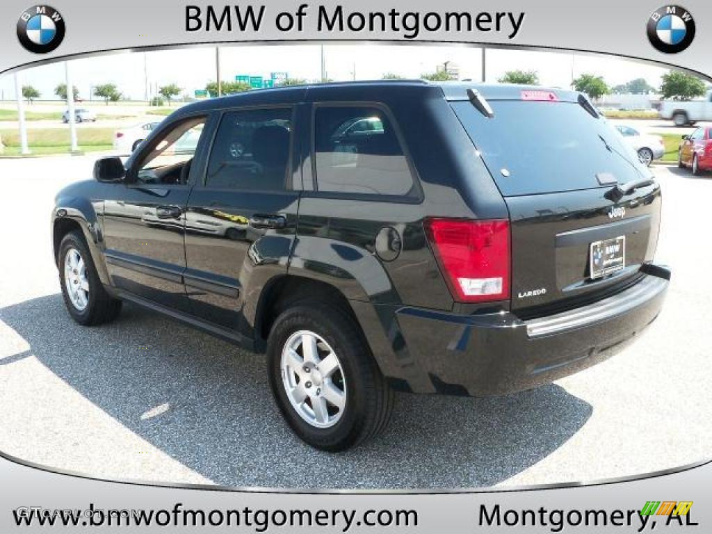 2008 Grand Cherokee Laredo - Black / Dark Slate Gray photo #6