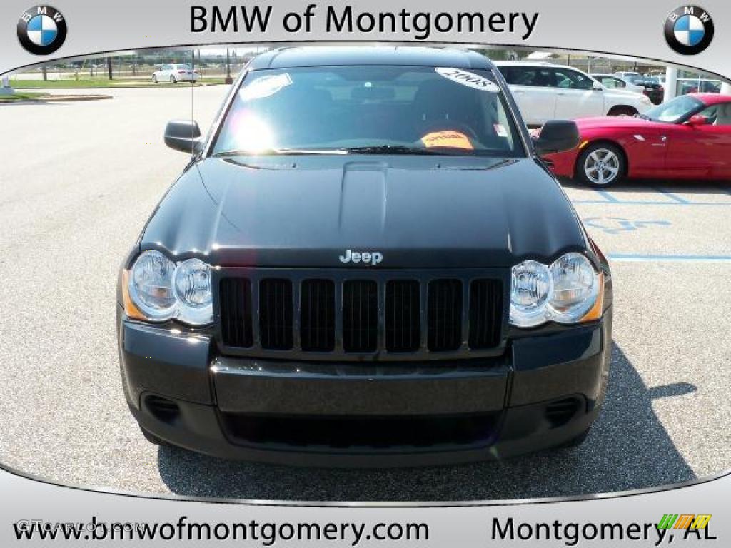 2008 Grand Cherokee Laredo - Black / Dark Slate Gray photo #10