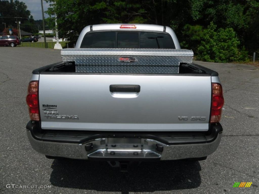 2008 Tacoma V6 Double Cab 4x4 - Silver Streak Mica / Graphite Gray photo #3