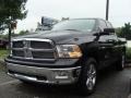 2010 Brilliant Black Crystal Pearl Dodge Ram 1500 Big Horn Quad Cab 4x4  photo #1