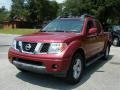 2006 Red Brawn Nissan Frontier LE Crew Cab  photo #1