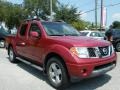 2006 Red Brawn Nissan Frontier LE Crew Cab  photo #7