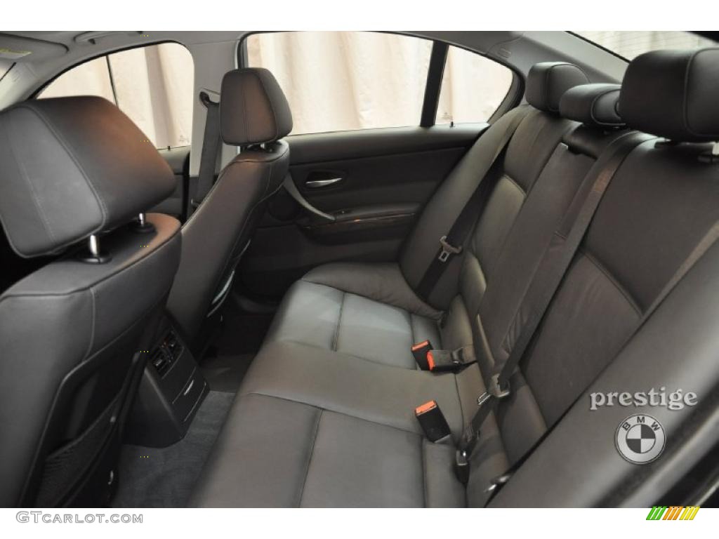 2008 3 Series 335xi Sedan - Jet Black / Black photo #10