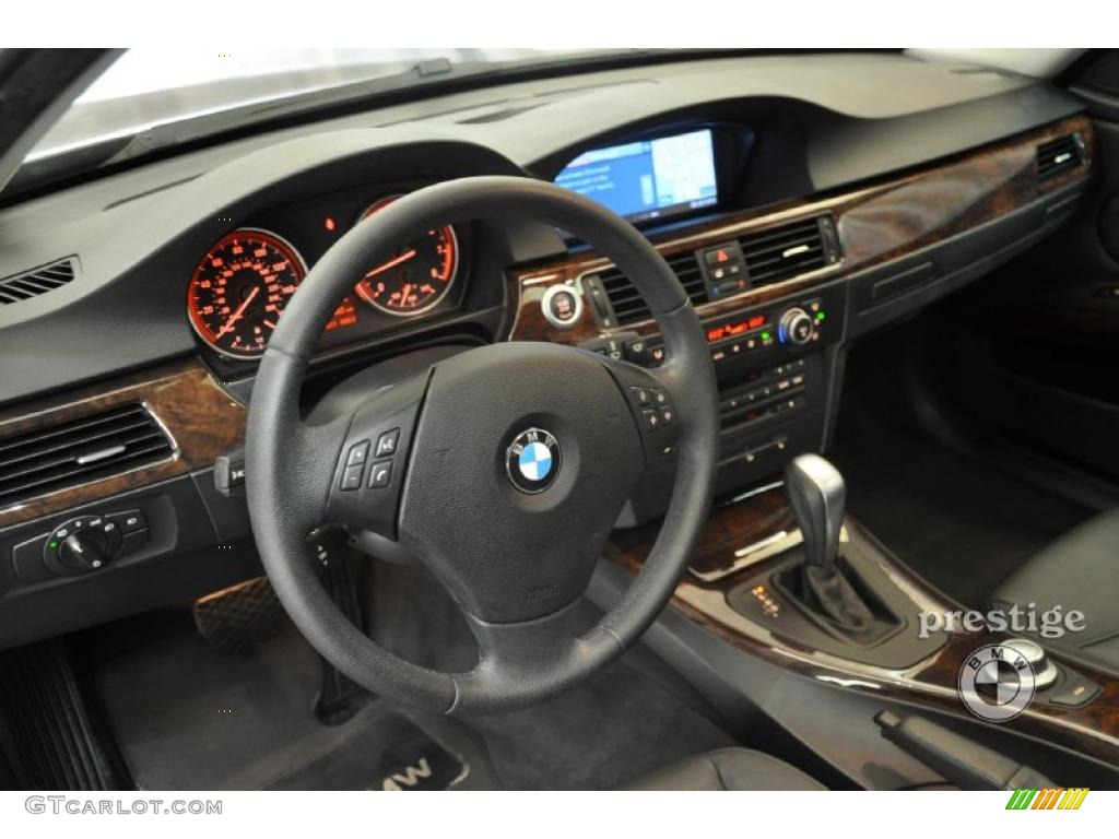2008 3 Series 335xi Sedan - Jet Black / Black photo #15