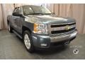 2007 Blue Granite Metallic Chevrolet Silverado 1500 LT Extended Cab 4x4  photo #6