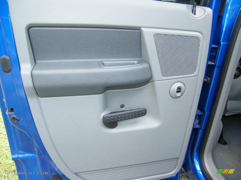 2008 Ram 1500 Big Horn Edition Quad Cab - Electric Blue Pearl / Medium Slate Gray photo #23
