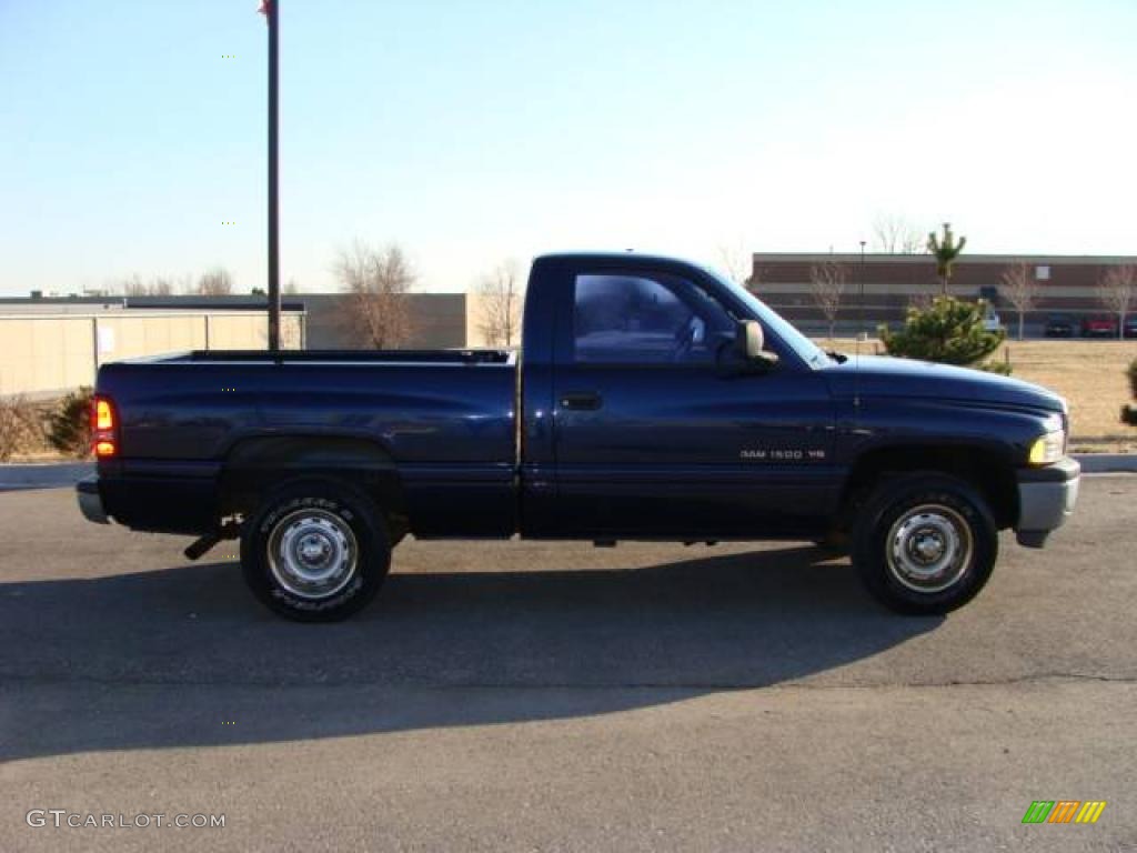 2001 Ram 1500 Regular Cab - Patriot Blue Pearl / Agate photo #8