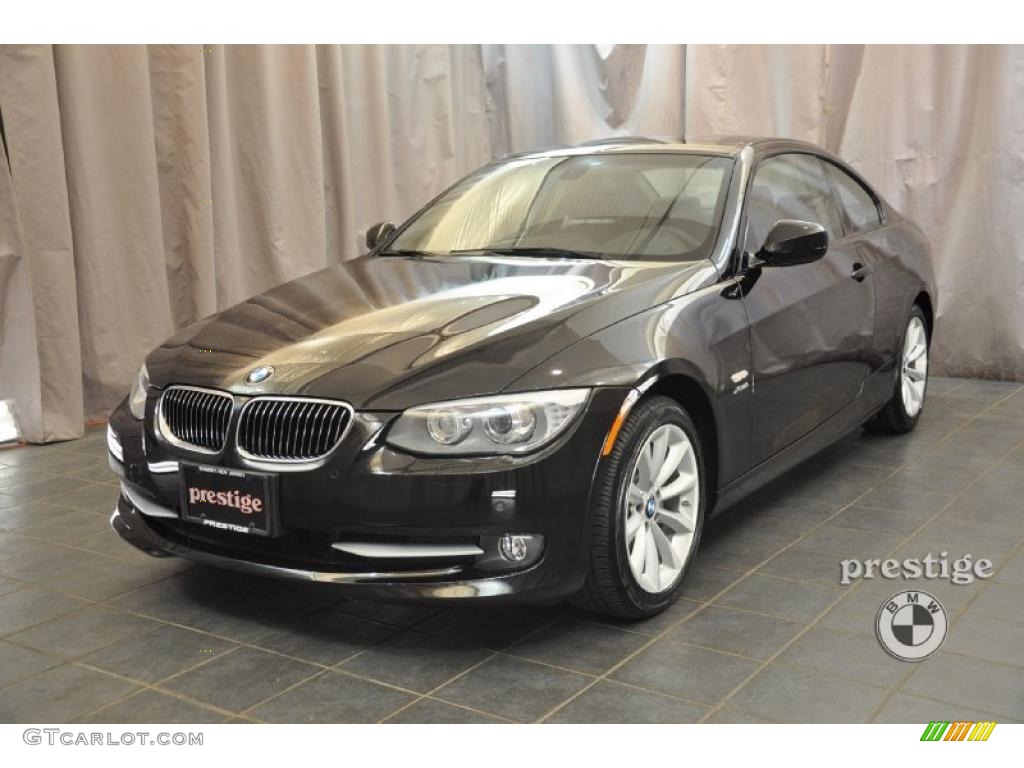 2011 3 Series 335i xDrive Coupe - Jet Black / Black photo #1