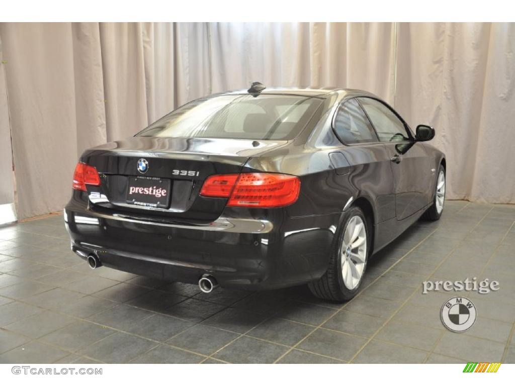 2011 3 Series 335i xDrive Coupe - Jet Black / Black photo #2
