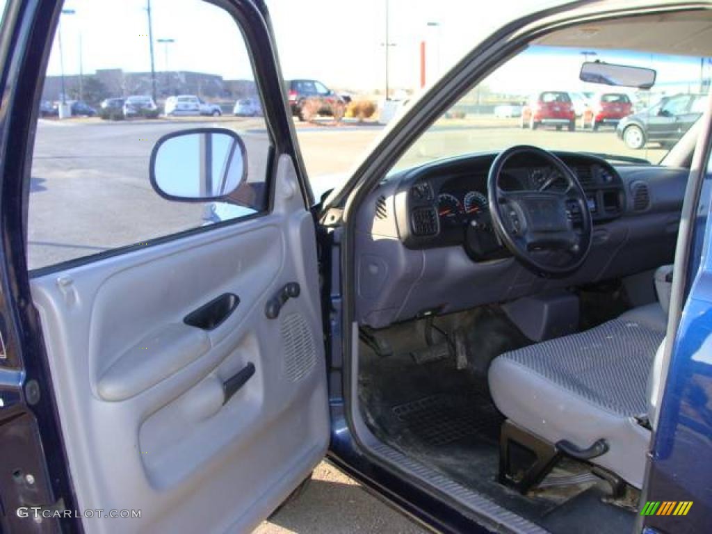 2001 Ram 1500 Regular Cab - Patriot Blue Pearl / Agate photo #10