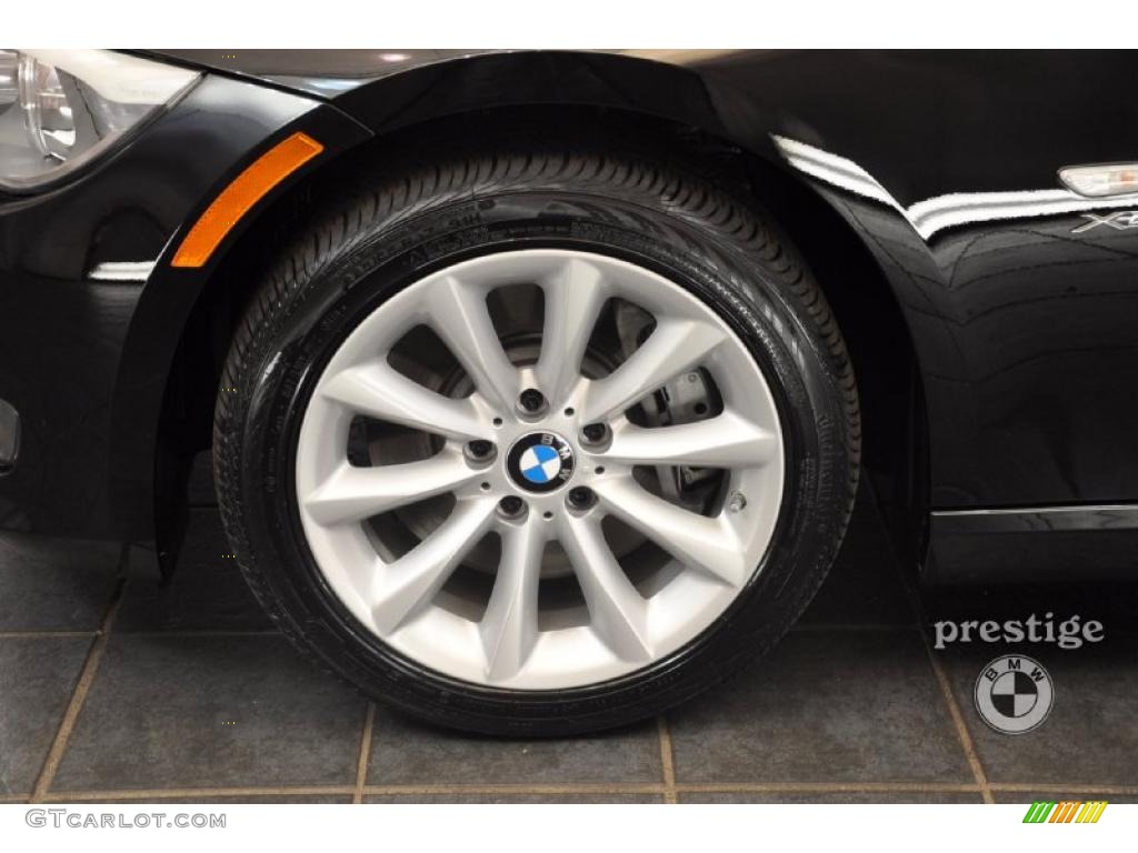 2011 3 Series 335i xDrive Coupe - Jet Black / Black photo #8