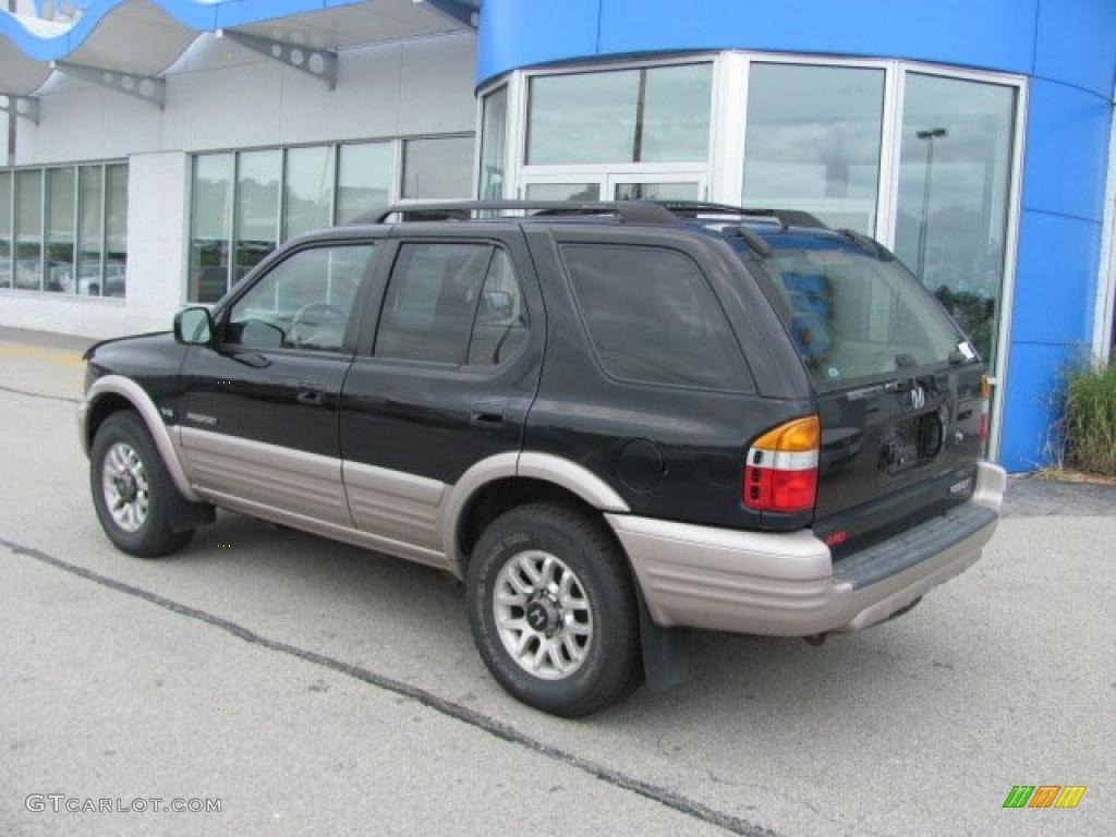 2001 Passport EX 4x4 - Ebony Black / Beige photo #4