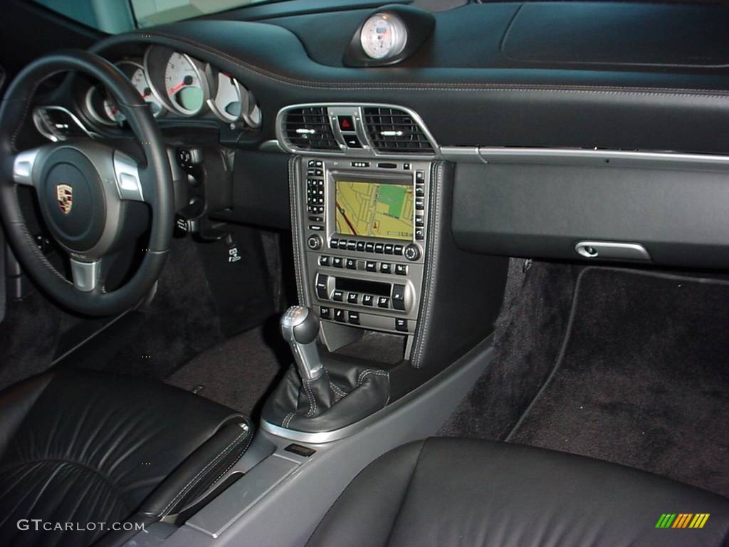 2007 911 Turbo Coupe - GT Silver Metallic / Black photo #12