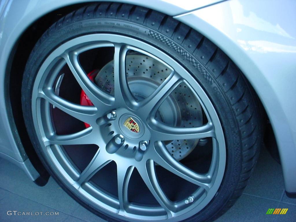 2007 911 Turbo Coupe - GT Silver Metallic / Black photo #16
