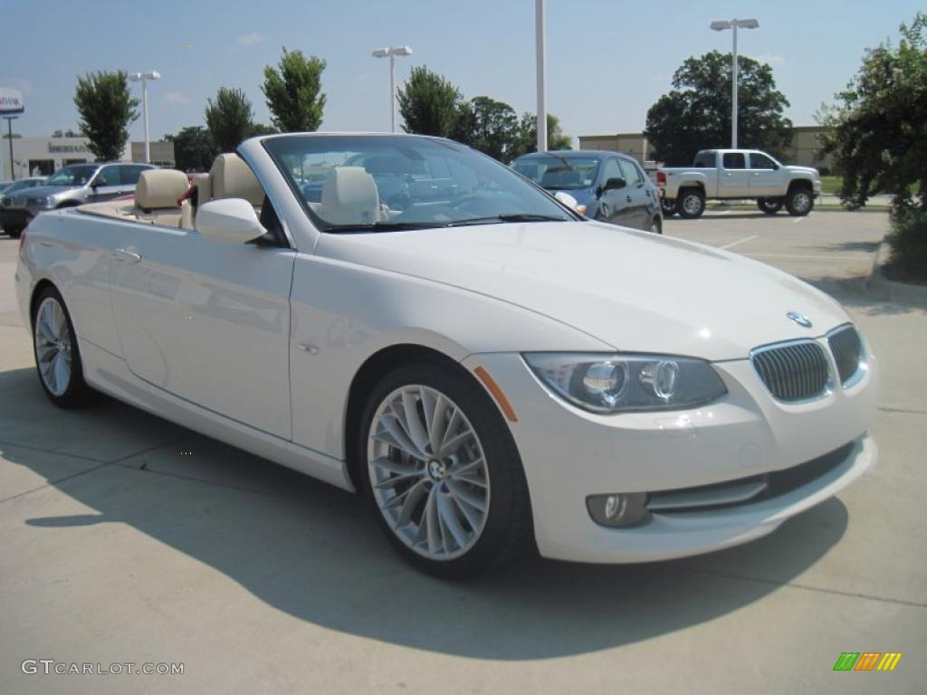 2011 3 Series 335i Convertible - Alpine White / Cream Beige photo #2