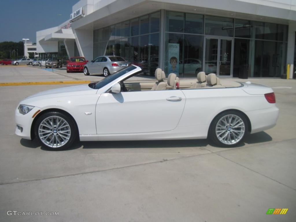 2011 3 Series 335i Convertible - Alpine White / Cream Beige photo #3
