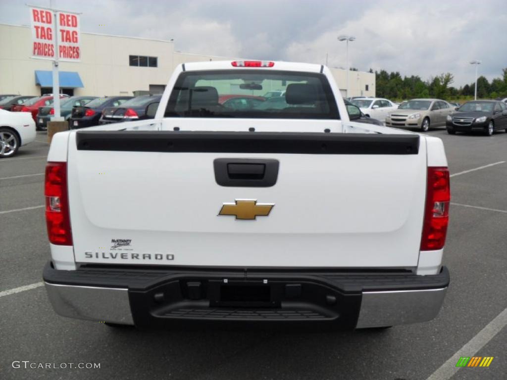 2011 Silverado 1500 Regular Cab - Summit White / Dark Titanium photo #3