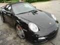 2008 Black Porsche 911 Turbo Cabriolet  photo #2