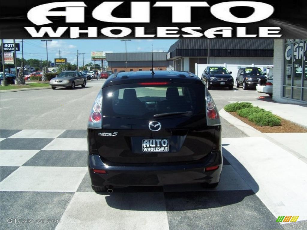 2007 MAZDA5 Touring - Brilliant Black / Black photo #3