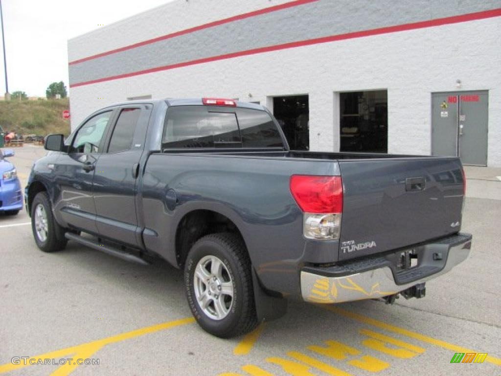 2007 Tundra SR5 Double Cab 4x4 - Slate Metallic / Graphite Gray photo #4