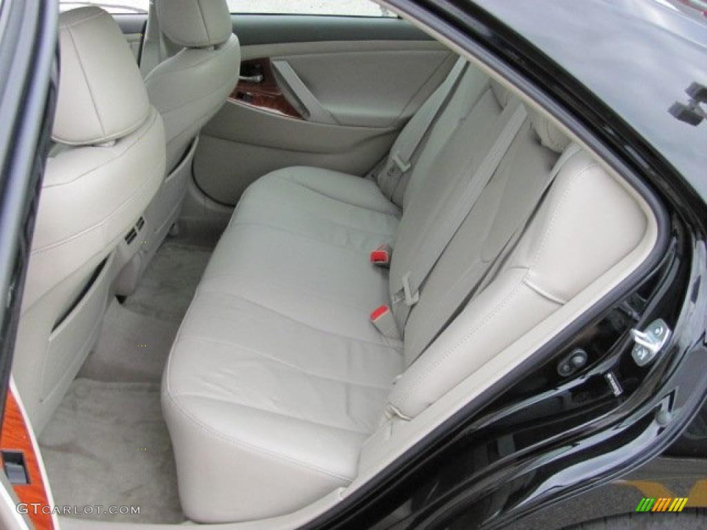 2008 Camry XLE V6 - Black / Bisque photo #10