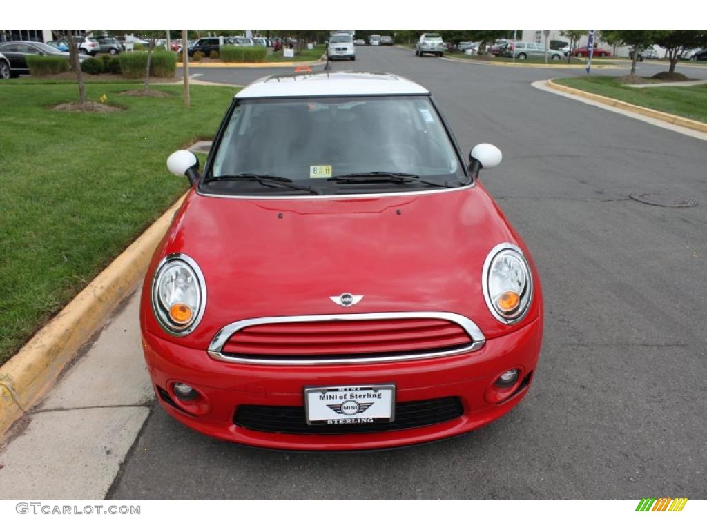 2008 Cooper Hardtop - Chili Red / Checkered Carbon Black/Black photo #1