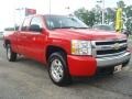 2007 Victory Red Chevrolet Silverado 1500 LT Extended Cab 4x4  photo #7
