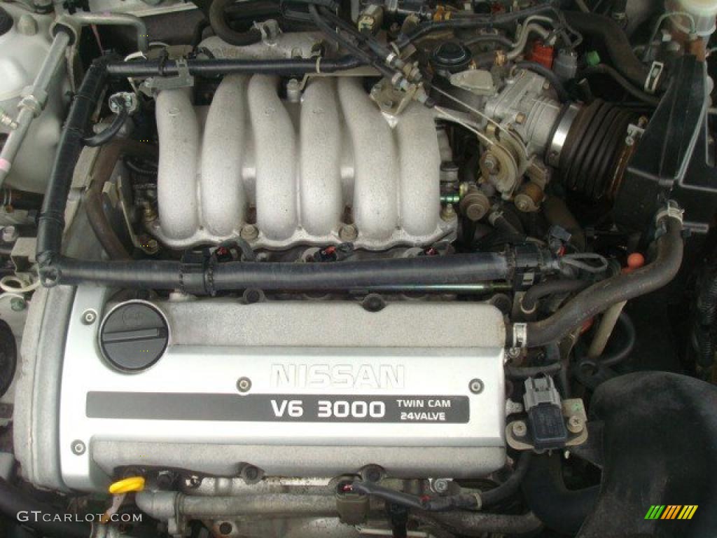 1998 Maxima GLE - Arctic White Pearl Metallic / Black photo #19