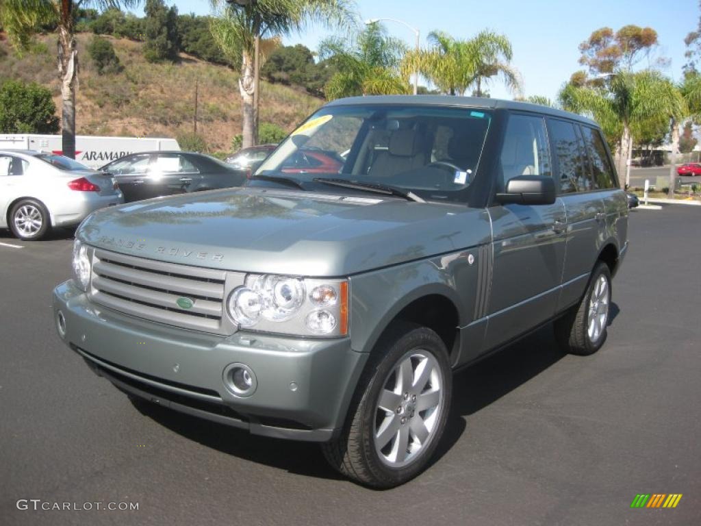 2007 Range Rover HSE - Giverny Green Mica / Sand/Jet photo #1