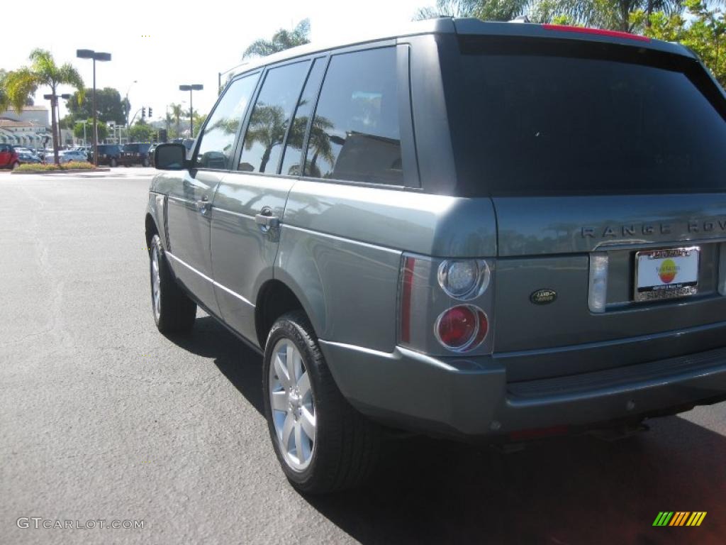 2007 Range Rover HSE - Giverny Green Mica / Sand/Jet photo #5