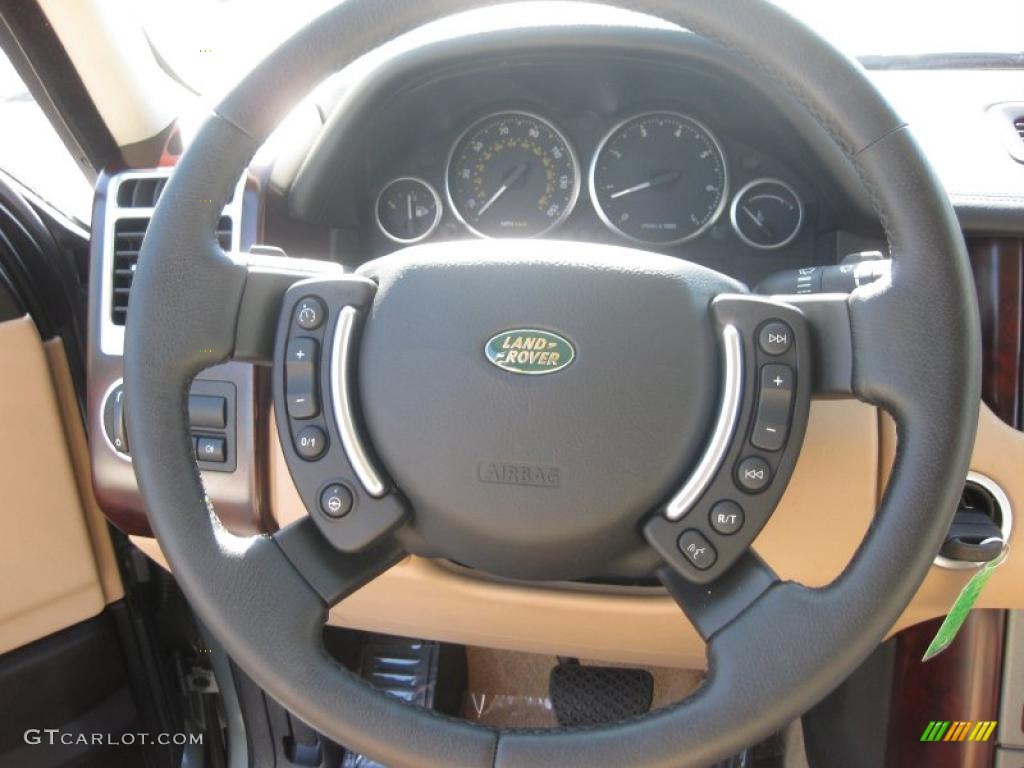2007 Range Rover HSE - Giverny Green Mica / Sand/Jet photo #8