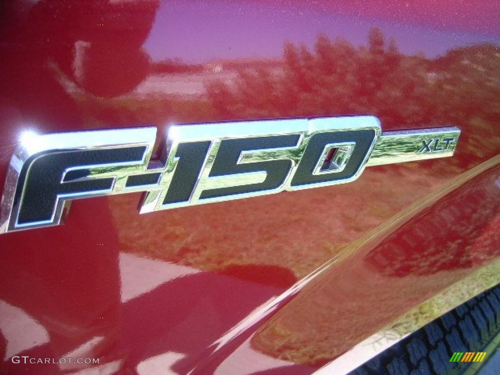 2010 F150 XLT SuperCrew 4x4 - Red Candy Metallic / Medium Stone photo #4