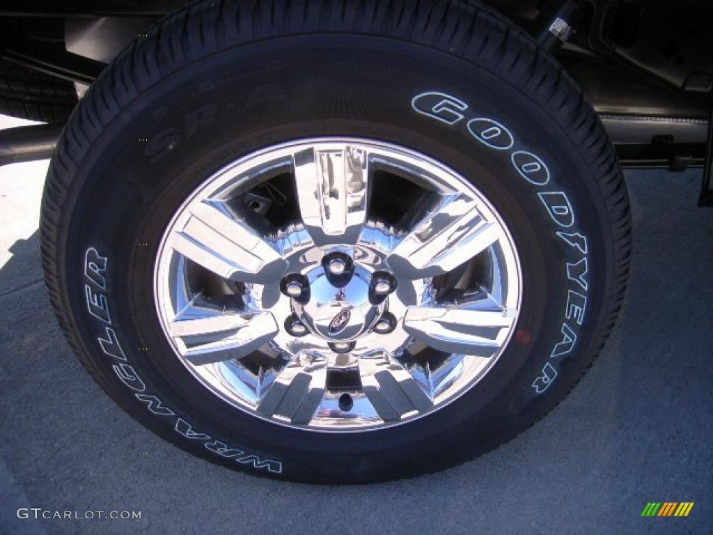 2010 F150 XLT SuperCab 4x4 - Tuxedo Black / Medium Stone photo #4