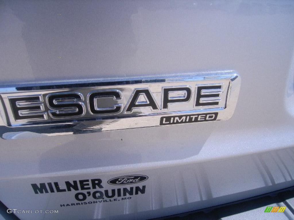 2011 Escape Limited V6 - Ingot Silver Metallic / Charcoal Black photo #7