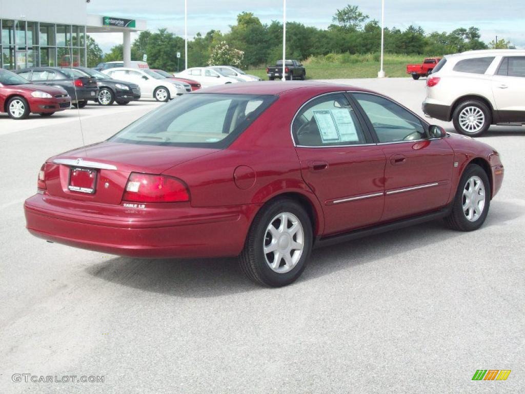 2003 Sable LS Premium Sedan - Matador Red Metallic / Medium Graphite photo #12