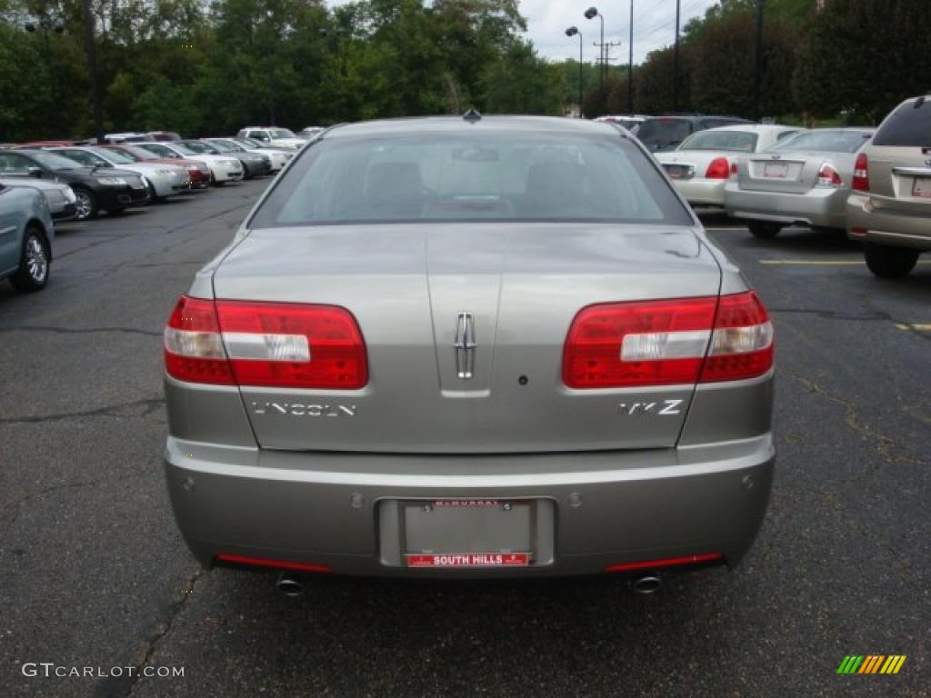 2008 MKZ Sedan - Vapor Silver Metallic / Dark Charcoal photo #3