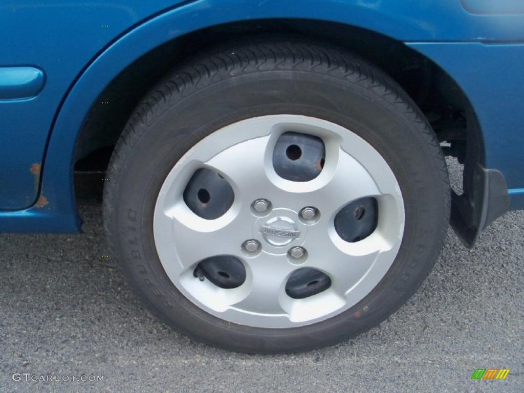 2003 Sentra GXE - Vibrant Blue Metallic / Stone Gray photo #6