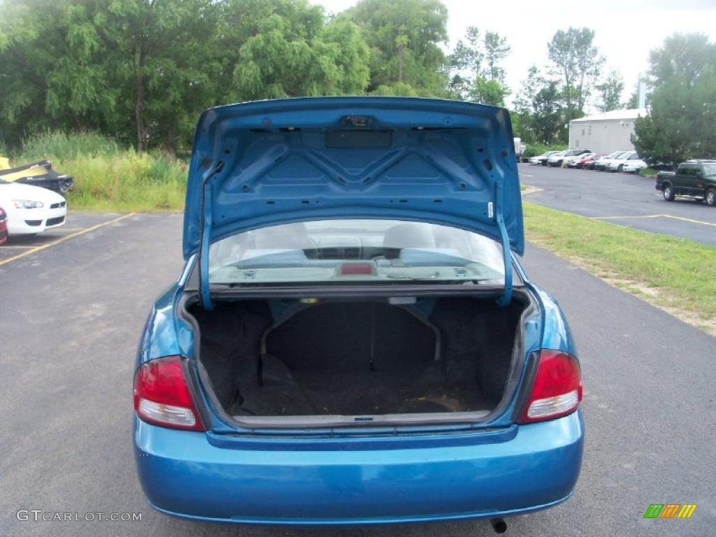 2003 Sentra GXE - Vibrant Blue Metallic / Stone Gray photo #14